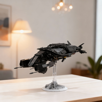 1029pcs MOC UCS The Dark Knight Rises Batwing Bat Super Heroes DCD Model Building Blocks Room Decor, Home Decor Home Decor Gift