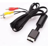 1.8m AV Audio Cable Game Composite 3 RCA Copper for Sony PS2/PS3/PS1 Console Wire Converter Adapter for PS1 2 3 Accessories