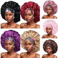 Women's Plain Color Bonnet Casual Fashion Ditsy Floral Print Wide Band Bonnet Soft Comfortable Sleeping Bonnet for Women & Girls