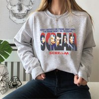 Sweat-shirt Scream Movie pour femme, sweats à capuche des années 90, chemise de film d'horreur, chemise d'Halloween, vêtements féminins à manches longues, automne et hiver