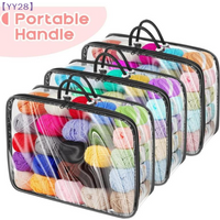 Clear PVC Zippered Storage Bags With Handles Extra Large Capacity Dustproof Organizer For Clothes Comforter Blanket Pillow Quilt