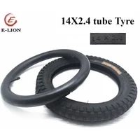 AliExpress NONE Hot Sale 14 Inch Bicycle Tyre 14x2.4(64-254) Inner Outer Tire for Kids Bike Children's Bicycle Parts