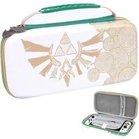 For Nintendo Switch / Switch OLED Console Portable Storage Bag Game Theme for Waterproof Hard Carrying Case with 10 Card Slots