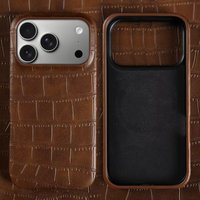 Luxury Crocodile Leather Phone Case For iPhone 17 Air 17e 16e 16 15 14 Plus 13 Mini 12 11 Pro Max Case Hard PC Protective Cover