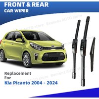 LHD Front Rear Windshield Wiper Blade For Kia Picanto Morning 2004-2023 Window Brushes Accessories 2008 2012 2013 2014 2016 2018