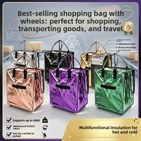 HULKEN Portable Folding Luggage Bag Domestic Quiet Universal Wheels Detachable Handheld Travel Bag Male Pure Color ABS+PC