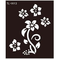 Hollow Henna Tattoo Stencil Mehndi Stickers Fake Tattoo Decals Henna Tattoo Template India Flower Wolf Butterfly Dragon Phoenix