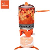 Ogień Maple X2 odkryty palnik gazowy turystyczny przenośny System gotowania z wymiennikiem ciepła Pot FMS-X2 Camping piesze wycieczki kuchenka gazowa