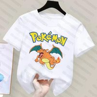 Cut Summer New Pikachu/ Charizard/Mewtwo/Venusaur Print Children's Kids T-Shirt Boys and Girls Aldult Children's Clothing Tops