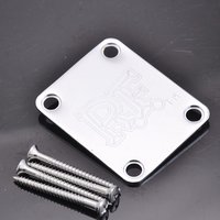 Electric Guitar Electric Bass Neck Plate / Neck Joint Plate With Screws