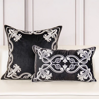 Soft Flannel Pillow Case Exquisite Hand-Embroidered Pillowcases Cushion Cover For Adult Children Home Decorative Throw Pillows