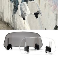 y uniwersalne przedłużenie przedniej szyby motocykla regulowany Spoiler zaciskowy deflektor szyby przedniej dla BMW KAWASAKI YAMAHA HONDA SUZUKI