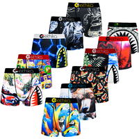 Men's Quick-Dry Polyester Boxer Briefs - Moisture-Wicking Underwear S-XXXL (Gym/Workout/Home)