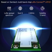 433/868/915/2.4G LoRa Dual-Band Wireless Module CDEBYTE E80-400M/900M Series LR1121 TCXO Sub-G SMD SPI RF Module Stamp Hole