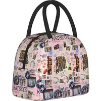 Katseye Kpop Idol Insulated Lunch Bag Large Korean Style Meal Container Cooler Bag Tote Lunch Box School Picnic Food Bag