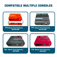 Sale For FDSkey Disk System Drive Emulator+Cable Adapter+4GB Card with OLED Display for Sharp Twin Famicom Emulator Black