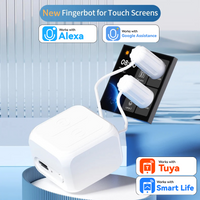Kabelloser BLE-Touch-Schalter Fingerbot-Roboter für Touchscreens, kompatibel mit Tuya Smart Life, Fernbedienung, Alexa, Google Home Sprachassistent