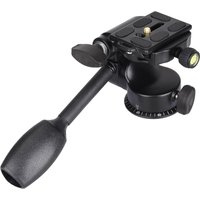 Andoer Q08 Video Tripod Ball Head 3-way Fluid Head Rocker Arm with Quick Release Plate for DSLR Camera Tripod Monopod Ball Photo