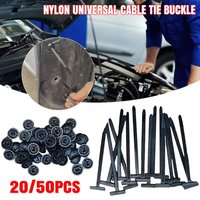 Heavy Duty Universal Cable Tie Buckle, Self!Locking Nylon Zip Ties-Holder UK