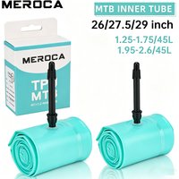 MEROCA tpu inner tube 26 27.5 29 mtb 45L Presta Valve 1.95-2.6 Mountain bicycle inner tube Ultralight anti-puncture bicycle tube