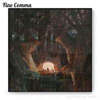 Affiche Vintage conte de fées des roi, peinture à l'huile Antique, copie de toile imprimée, décoration murale pour la maison