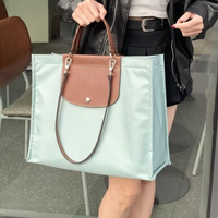 2026 New Briefcase Hand-held Shopping Bag Laptop Bag Large Capacity Commuting City Simple Tote Bag Diagonal Cross Mommy Bag