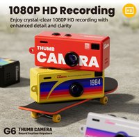 Mini Camera Hidden Camera Keychain Camera Daily Recording Student Sports Dedicated 1080P Support Storage Card Student Gifts