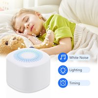 Baby White Noise Sound Machine Built-in 10 Soothing Sounds 3 Timer & Memory Function USB Rechargeable Portable Sleep Aid Device