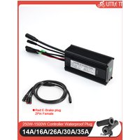 AliExpress LITTLE TT Ebike Sine Wave KT Controller 36V/48V 16A 26A 30A Waterproof Brushless 250W 350W 500W 1000W 1T5 2pin female with Light Function