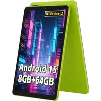Paitanry Android 15 8.68" Tablet 8GB RAM+64GB ROM 5000mAh Battery 2.4G/5G WiFi 6 Stereo Speakers 1340x800 Incell Screen Tab PC