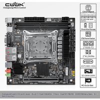 C612 LGA 2011-3 Xeon X99 Motherboard Support DDR4 Memory NAS dual 10GB Ethernet M.2 NVME VGA SFF-8643 Expandable storage ITX