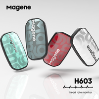 Magene H603 Herzfrequenzmesser, geteilter Brustgurt, HRM Fitness-Tracker, Mover, Bluetooth, ANT-Sensor, Gesundheit, App, kompatibel mit Zwift