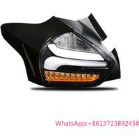 For Ford Focus Sedan Tail Lights 2015-2018 Emitter DRL Style Travel Signal Brake Reverse Parking Lights Towing Cable Tail Lights