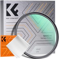 K&F CONCEPT Nano-K Series 67mm 72mm 77mm MCUV Filter Ultra-thin Trapezoid Patterned Frame Coating with a Vacuum Cleaning Cloth
