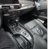 For BMW 5 Series E60 E61 2005-2010 Interior Central Control Panel Door Handle Stickers Decals Car Styling Accessorie