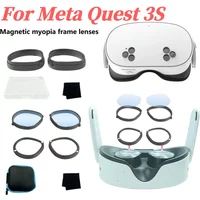 For Meta Quest 3S VR Glasses Glasses Spacer Protector Anti-Scratch Glasses Frame Magnetic Lens Protector Ring VR Accessories
