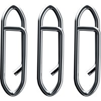50pcs Stainless Steel Fishing Speed Clips Fast Link Quick Change Snap for Crankbait Swimbait Minnow Plug Saltwater