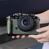 NEW Camera bag for Nikon ZF handle protector; Nikon ZF handle leather case; handle accessory base shell shoulder strap