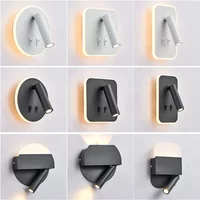 Rotatable Wall Lamp 3W 6W 9W 10W Modern LED Wall Light Home Decoration Angle Adjustable Bedroom Bedside Sconce Lamp for Home