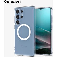 Spigen Ultra Hybrid Magfit magnetische kristallklare Hülle für Samsung Galaxy S25 S24 Ultra Plus dünne Schutzhülle für Magsafe Cover
