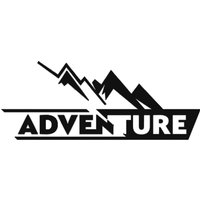 M440# Die-Cut Vinyl Decal Adventure Car Sticker Waterproof Auto Decors on Car Body Bumper Rear Window Laptop Choose Size