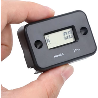 AliExpress NONE Waterproof LCD Display Digital Hour Meter Inductive timer for Bike Motorcycle ATV Snowmobile Marine Engine Gasoline Engine Univ