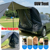 Car Trunk Tent Outdoor Driving Tour Barbecue Camping Small and Medium-sized SUV Car Tail Thickened Waterproof Sunshade Tentdrops