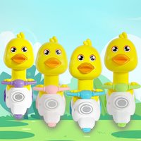 Children's press duck motorcycle toy, inertia scooter