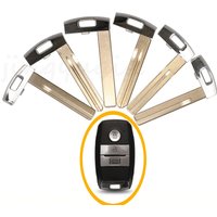 jingyuqin Remote Car Smart Key Keyless Emergency Insert Uncut Blade Blank For KIA K5 Sportage Sorento