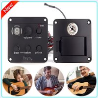 For Fishman ISYS+ Acoustic Guitar Pickup EQ Equalizer Piezo Pickup 201 301 Guitar Preamp Preamplifier Electric Box Equalizer