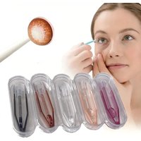 1/2/3/5/6/10/15/20Pcs Contact Lens Tweezers Wear Tools Transparent Large Long Clamp Rod Set Small Contact Lenses Tweezers