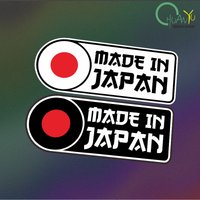 Made In Japan Flag Bumper Sticker Vinyl Decal Japanese Car JDM Sticker For Honda