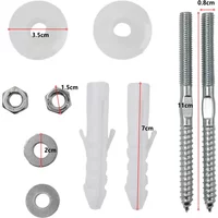 Expansion Zigong Wall-mounted Washbasin Installation Fixing Screw Set Home Improvement DIY Supplies And Accessories