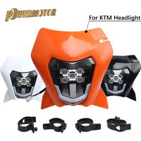 For KTM EXC 300 Motorcycle Headlight Plat LED SX SMC-R XC XCF 690 XCW 125-500 2012 To 2021 Enduro Dirt Bike Motocross Headlamp image 4
